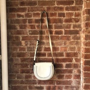 Rebecca Minkoff White Saddle Bag